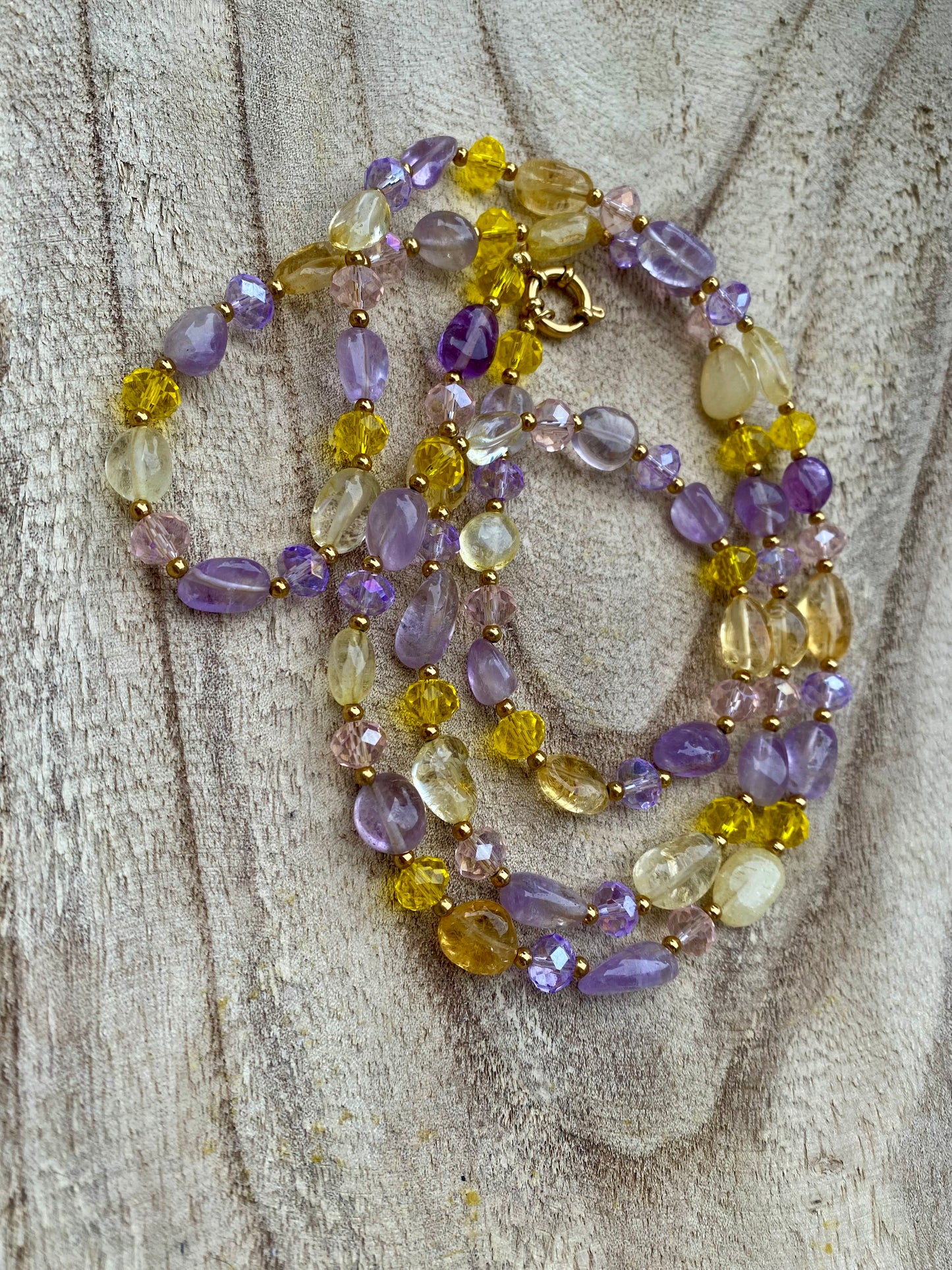 Collection Gaïa : Sautoir Ametrine