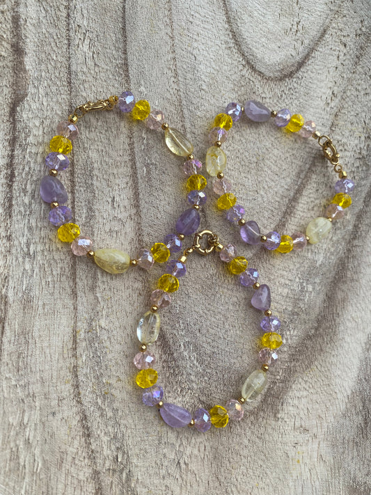 Collection Gaïa : bracelet Ametrine