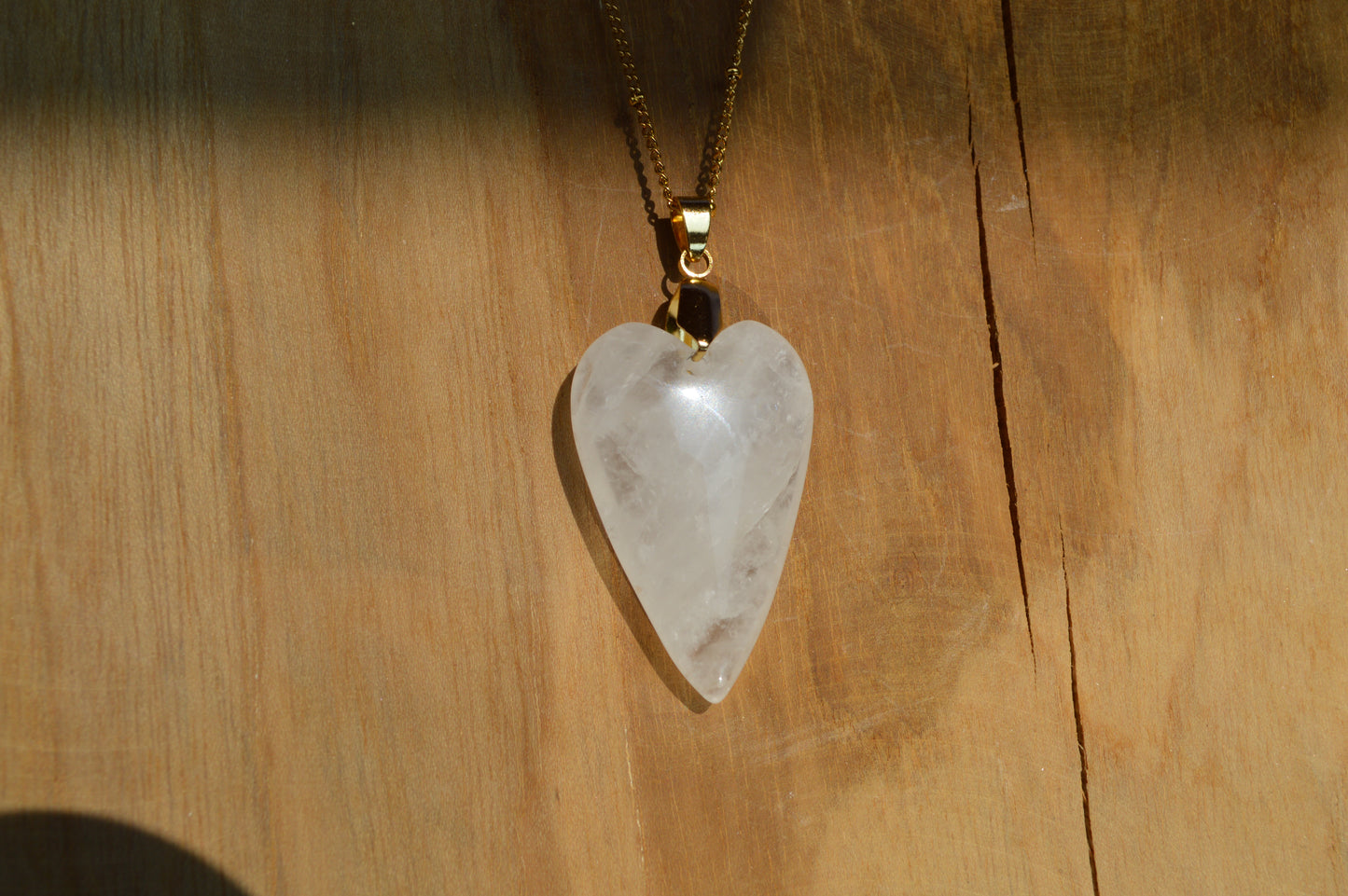 Collier cœur en pierre naturelle - Le Cœur d’Aphrodite