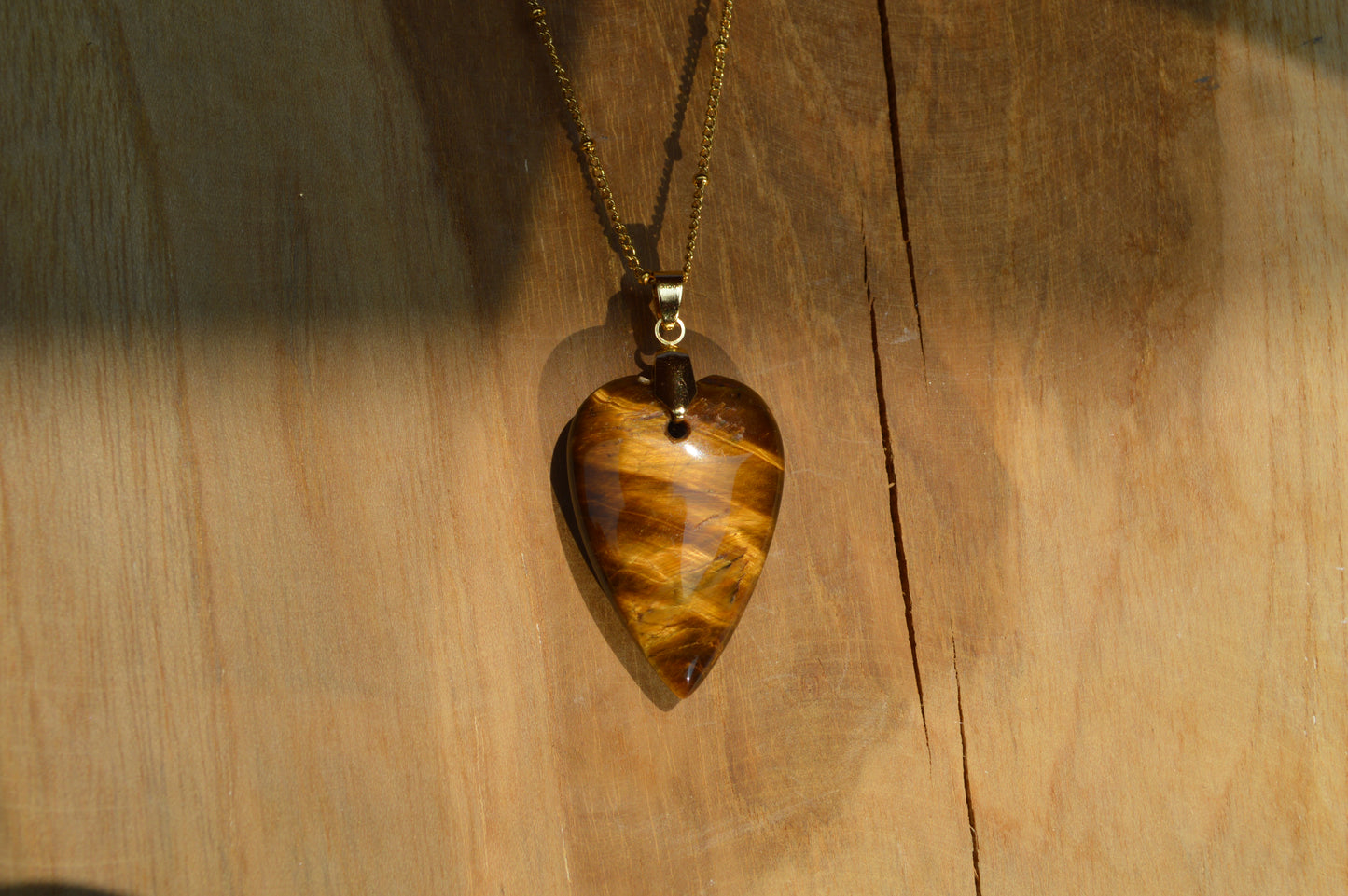 Collier cœur en pierre naturelle - Le Cœur d’Aphrodite