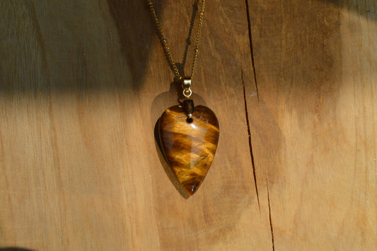 Collier cœur en pierre naturelle - Le Cœur d’Aphrodite