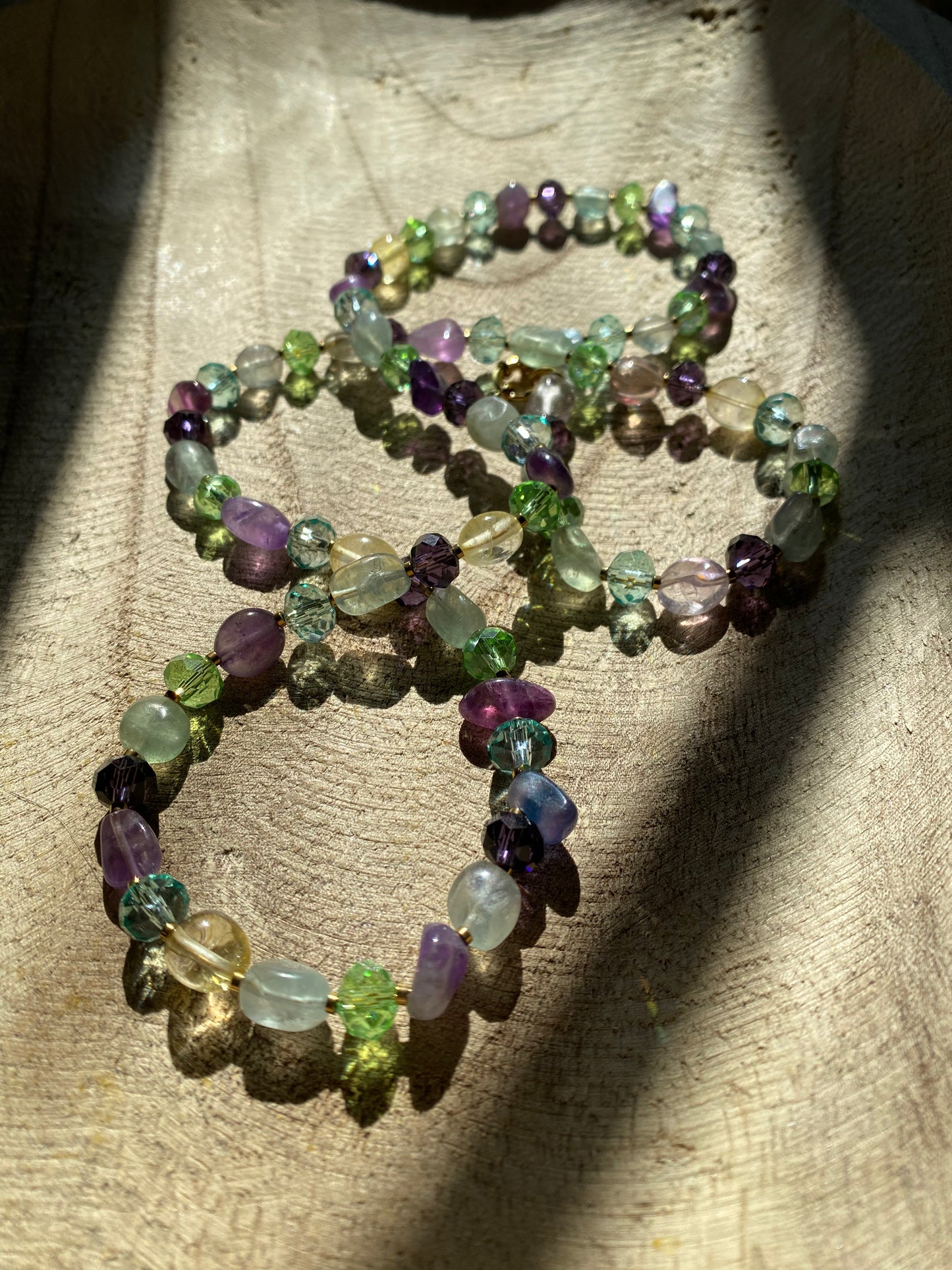 Collection GAÏA : Collier rainbow